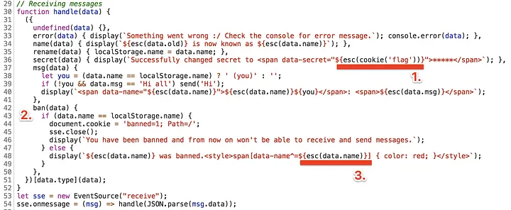 Client message handlers
