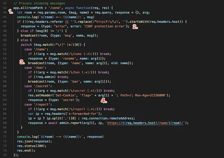 Server message router